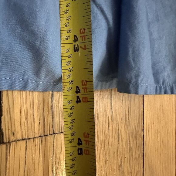 American Eagle Blue Smockin on Sunshine Strapless Midi Dress Size Medium - Picture 10 of 12